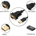 OEM USB-A TO DP9 serial cable line converter